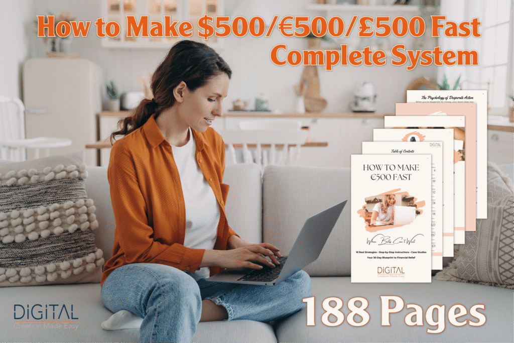 How to make 500 fast complete guide book cover